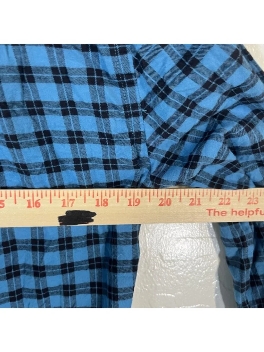 Todd Snyder Shirt Mens Small Blue Plaid Long Sleeve Button Up Flannel Casual